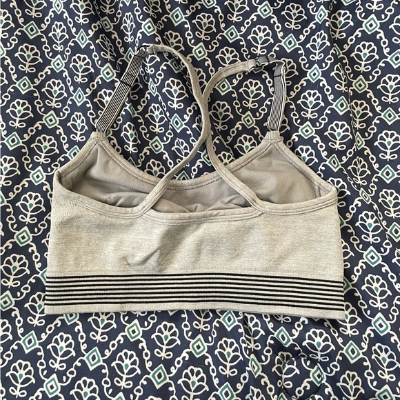 Victoria Secret Sport Gray Racerback Sports Bra - Picture 2 of 2